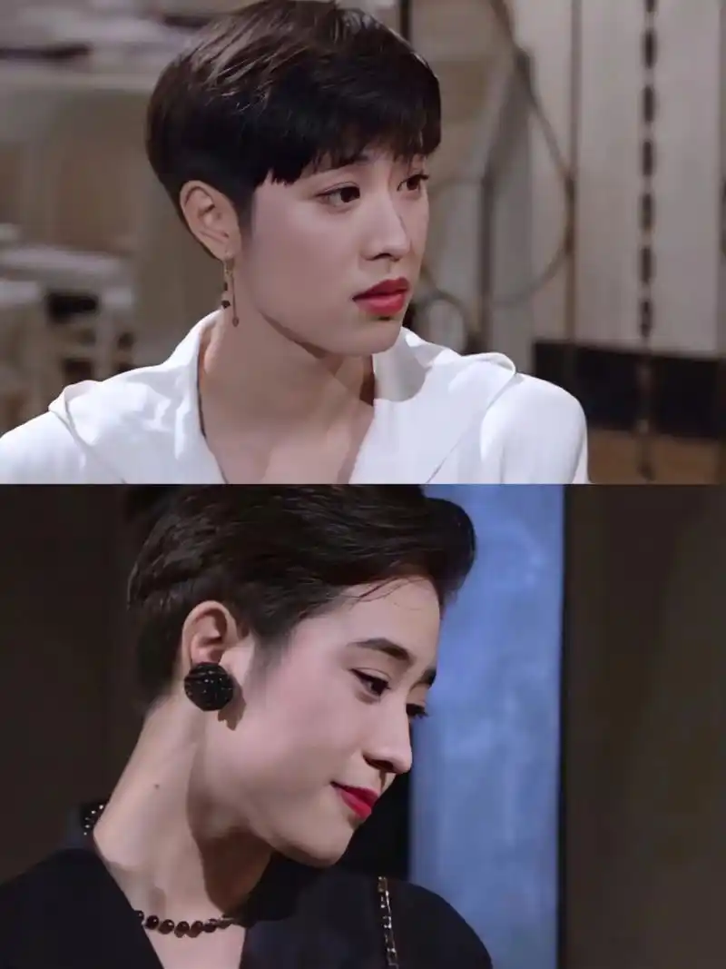 90年代tvb陈法蓉7715又飒又美短发营造思路 陈法蓉monica chan