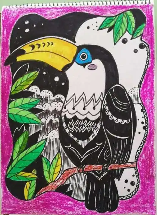 严老师2020年秋季班思维美术课程范画