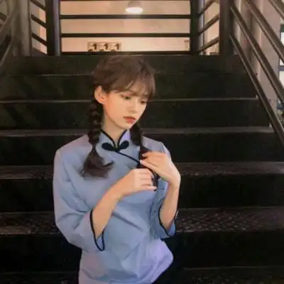 小清新民国系列甜美部位女生头像