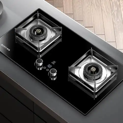 华帝百得qe55猛火双边定时燃气灶天然气液化气嵌入式燃气灶