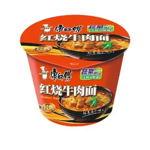康师傅经典红烧牛肉桶面