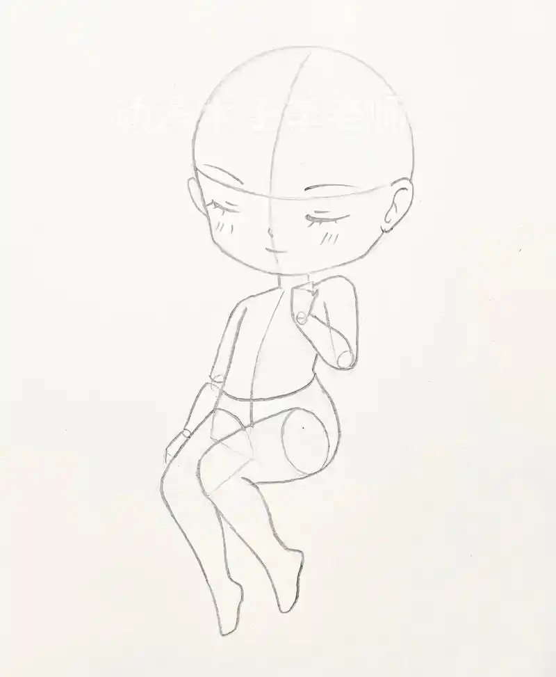 坐姿怎么画动漫干货教程