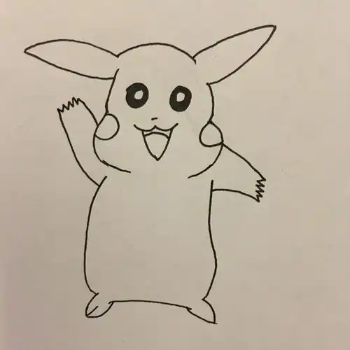 2015新番神奇宝贝皮卡丘的画法