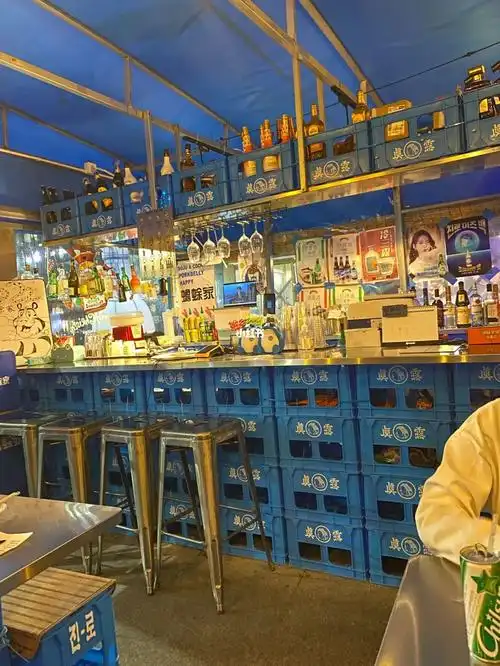 韩国街夜市大排档打卡