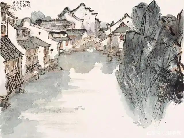 水墨乌镇——霍俊其笔下乌镇的那一场雨