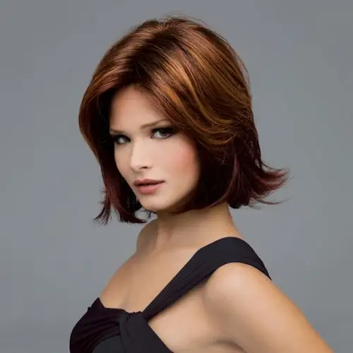 跨境货源外贸欧美bobo假发女短直发棕色波波头中分短发头套批发