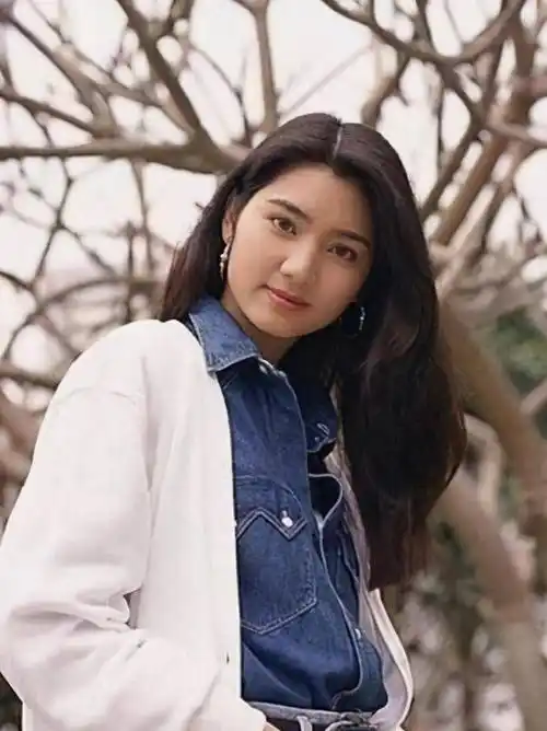 香港女星洪欣年轻的时候有多漂亮,看完这些照片后你就明白了_长发