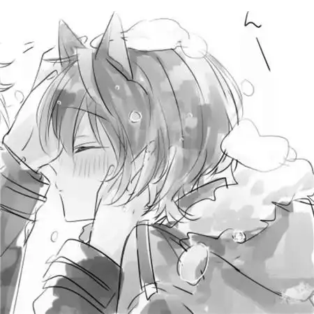 黑白兄弟头像一左一右动漫图片_基友男生头像_头像屋