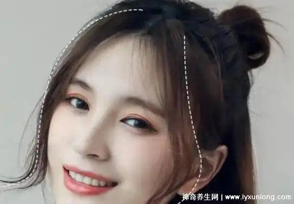 女生刘海两边的头发叫什么:龙须刘海/鬓角