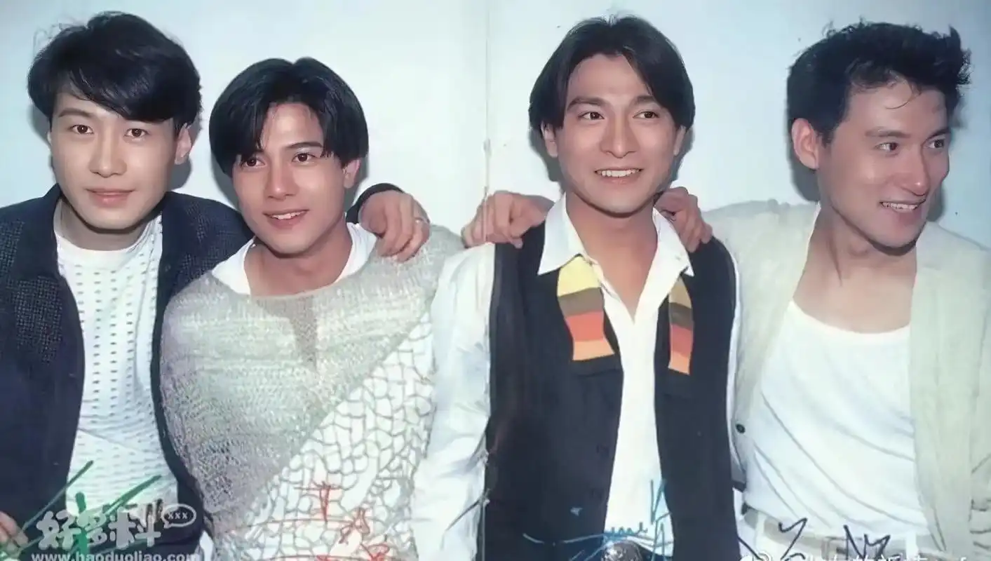 四大天王#黎明#郭富城#刘德华#张学友#怀旧 #老照片 # - 抖音