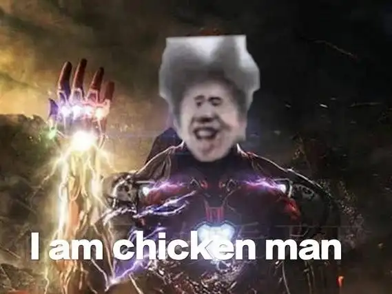 蔡徐坤版钢铁侠:i am chicken man