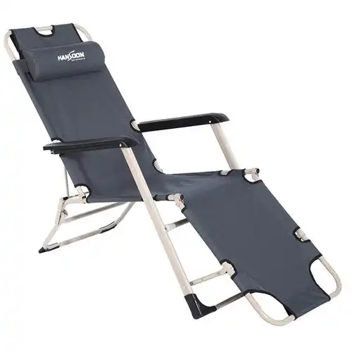 凯速折叠椅折叠床户外休闲躺椅陪护床午睡床坐躺两用折叠躺椅