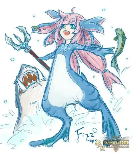 求lol小鱼人萌图(可以做头像最好)