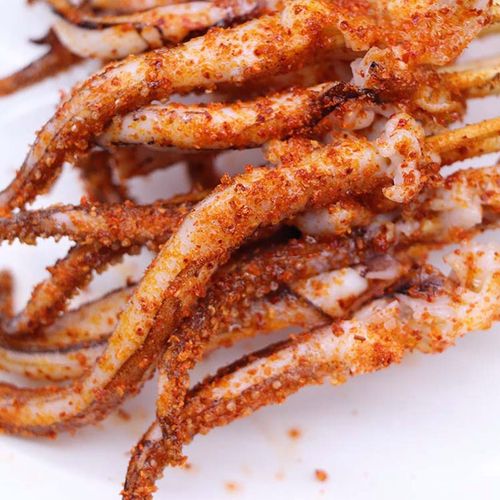 鱿鱼祁全须小串1000串6g手把铁板网红小串烧烤冷冻鱿鱼