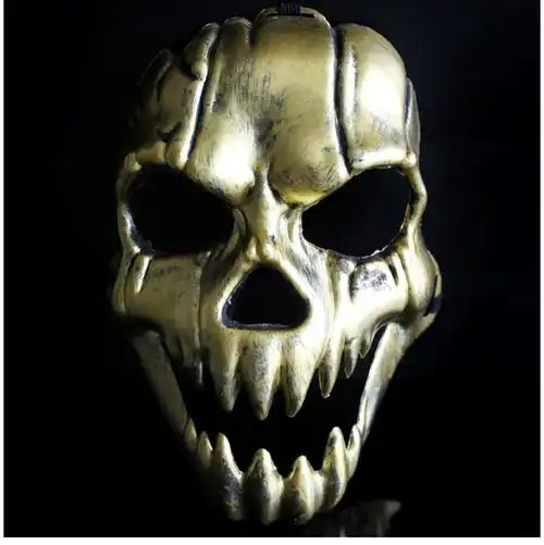 岙筱60【新品】万圣节成人面具恐怖v字仇杀电锯惊魂派对聚会班诺