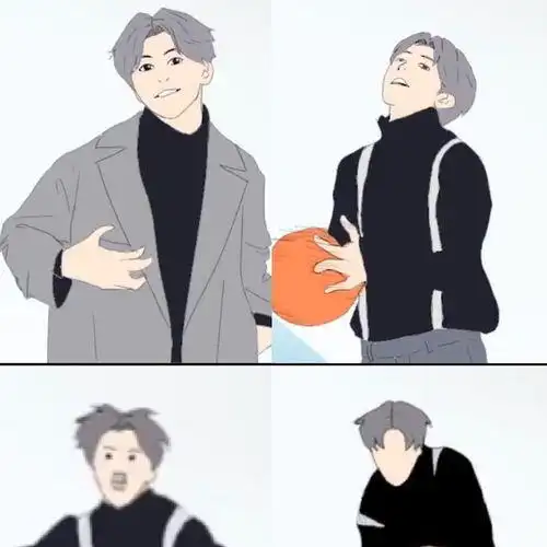 蔡徐坤打篮球图片头像高清 - 歪脖子卡通头像!