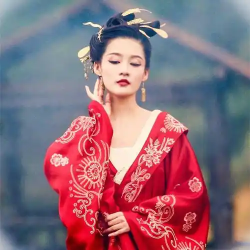 原创女明星的古装红衣造型杨幂彭小苒惊艳十足看到李沁瞬间路转粉