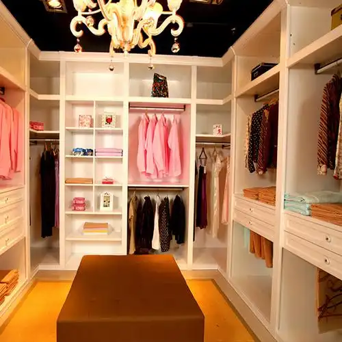 圣菲尼衣帽柜 卧室家具实木衣柜 卧室衣柜大衣柜衣橱带顶柜定.