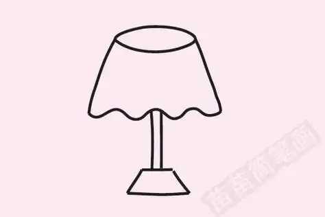 台灯图片简笔画 复古台灯图片简笔画