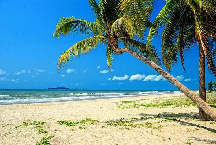 海滩_三亚_海南_热带沙滩_风景_高清图片_全景视觉