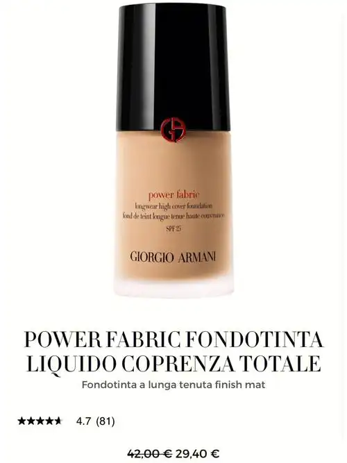 armani阿玛尼彩妆底妆独家七折满就送大礼包