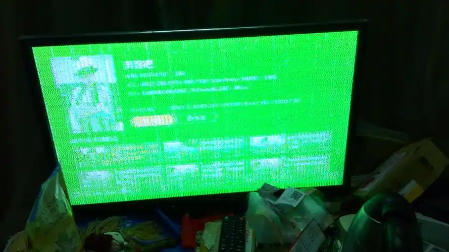 液晶电视故障花屏