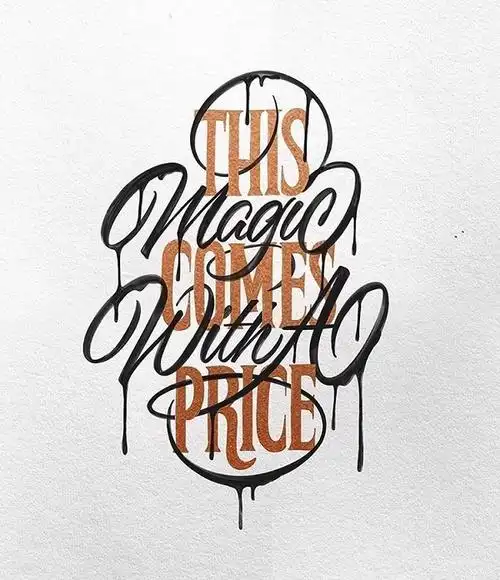 36款英文手绘创意字体设计