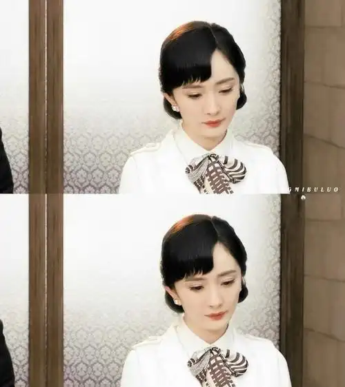 杨幂哈尔滨1944民国风造型##杨幂关雪侧颜