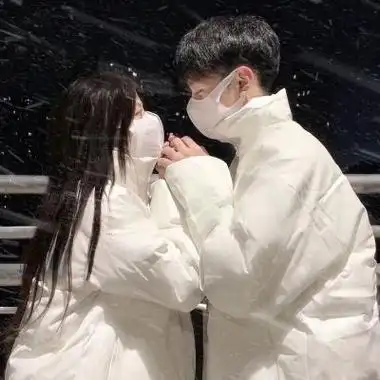 冷酷霸气真人情侣头像双人别辜负当下的每一天