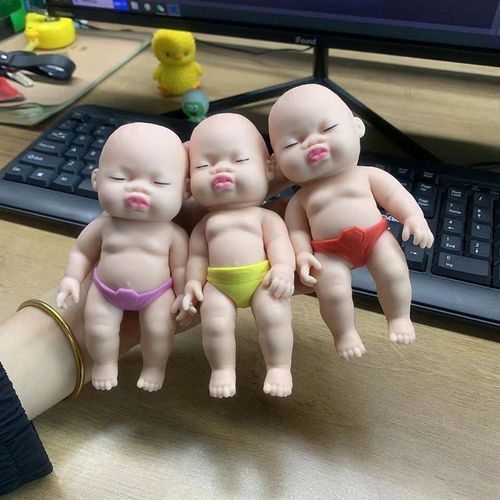 解压玩具慢回弹减压神器捏捏乐掌心小娃娃办公室摆件发泄自愈礼物