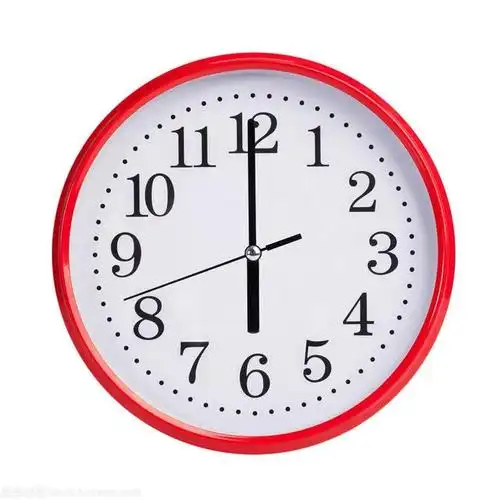 秒针是细针(在这里了解下,一年级不用记),我们现在来认识整点,分针指