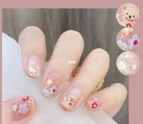 春夏短指甲可爱美甲