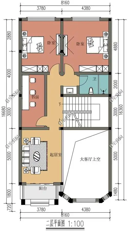 农村自建房,小面宽大进深的宅基地,如何设计比较好?