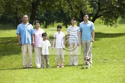 三代同堂,家庭,郊游图片