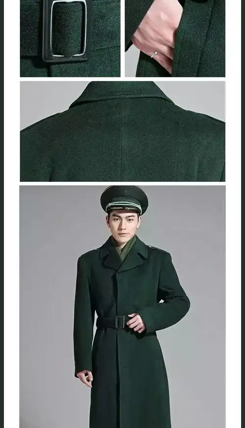正品07羊绒毛呢大衣保暖耐磨校尉冬季常服