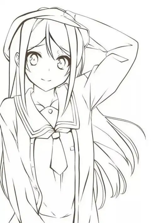 动漫线稿合集,别说我没告诉你