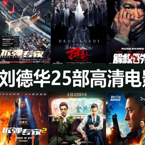 刘德华电影dvd碟片25部完整版车载家用光盘天下无贼/无间道等 5碟