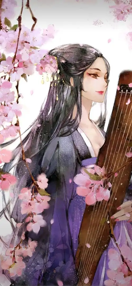 古风美图女生壁纸唯美古风的美人图手绘