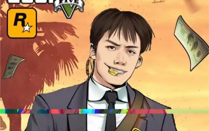 画画 #小杨哥 #成咬金风格 绘画之r82小杨哥