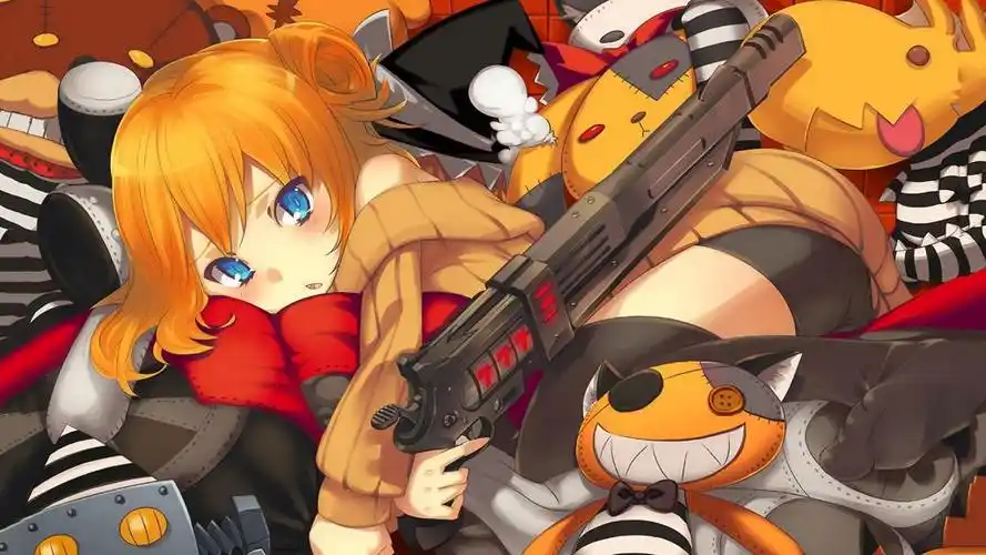 动漫女孩与枪高清壁纸,高清图片 - ipad壁纸