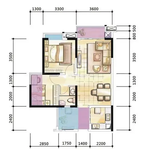 80平米怎么装修80平米三室一厅平面图