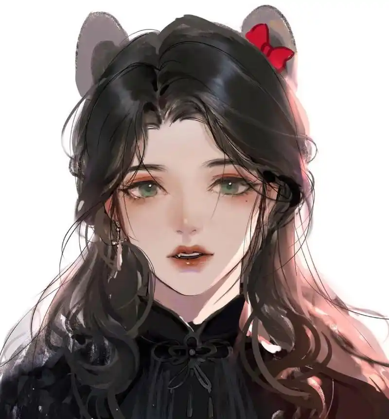 暗黑系可爱动漫女生头像