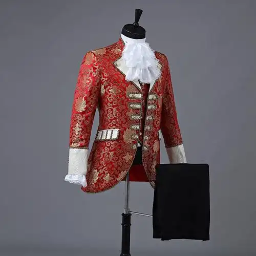 宫廷圣诞演出男士礼服欧洲戏剧话剧王子舞台民族服装