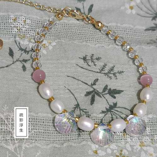 疏影浮生原创天然淡水珍珠手链古风百搭配饰手链
