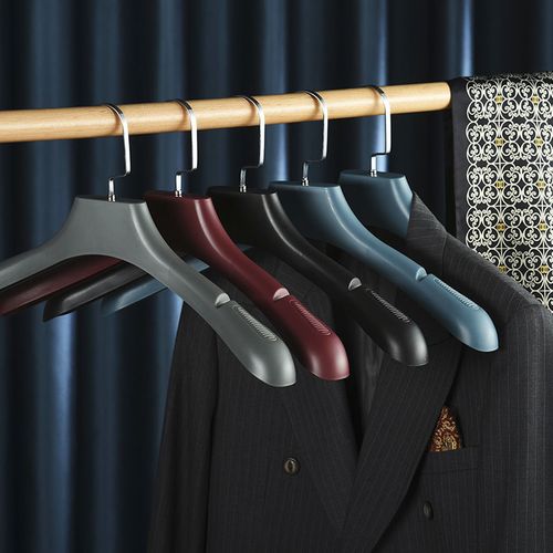西装衣架塑料宽肩无痕衣服撑子家用批发20个成人服装店挂西服衣架