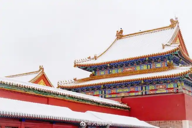 故宫的雪景真是绝了!