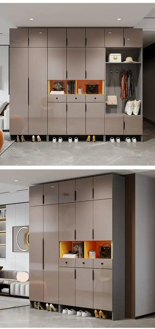 贝意品超大鞋柜组合家用省空间靠墙收纳神器网红大容量玄关柜进门口