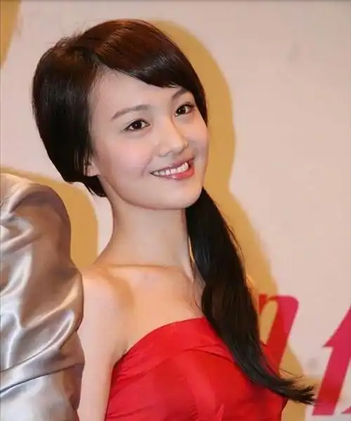 郑爽是以电视剧《一起来看流星雨》出道,出席发布会,年轻小小的她虽然