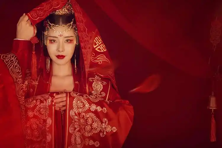 中式古风仪式感婚纱照醉婚宴闹洞房