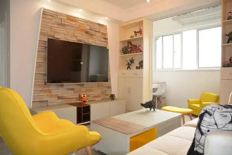 70平米二居室装修客厅小景 70平米两居室装修客厅沙发设计 70平米两